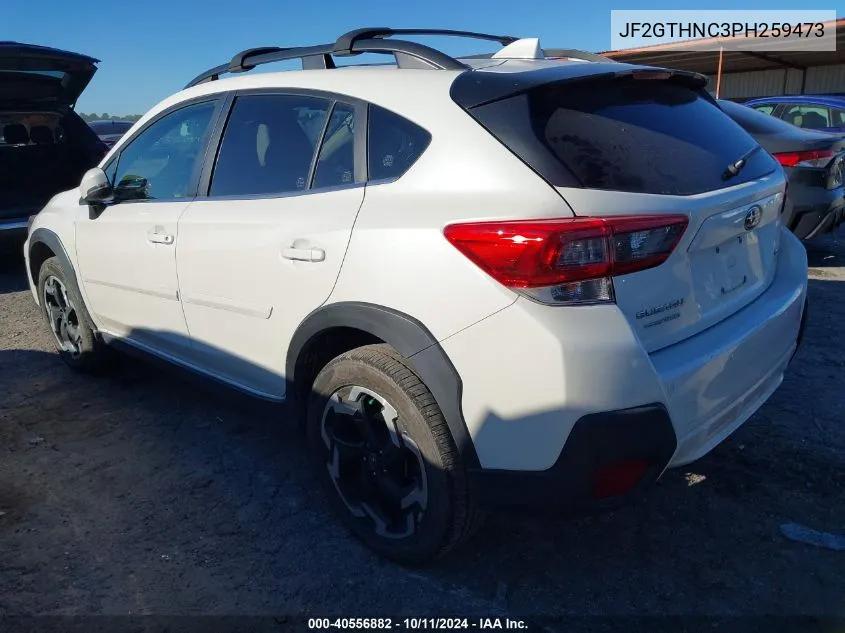 2023 Subaru Crosstrek Limited VIN: JF2GTHNC3PH259473 Lot: 40556882