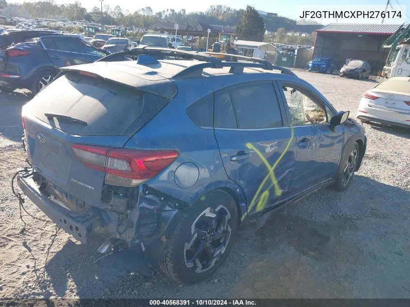 2023 Subaru Crosstrek Limited VIN: JF2GTHMCXPH276174 Lot: 40568391