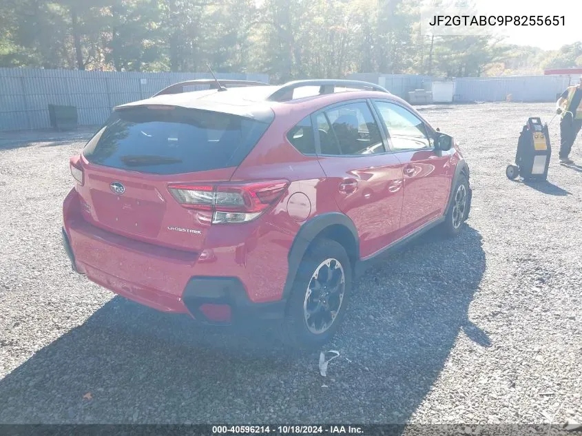 2023 Subaru Crosstrek VIN: JF2GTABC9P8255651 Lot: 40596214