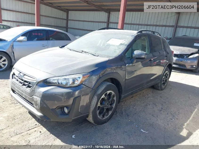 2023 Subaru Crosstrek Premium VIN: JF2GTAEC3PH206604 Lot: 40623117