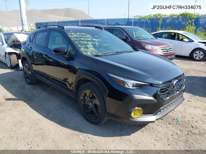 2024 Subaru Crosstrek Sport VIN: JF2GUHFC7RH334075 Lot: 12079638