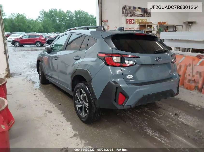 2024 Subaru Crosstrek Premium VIN: JF2GUADC7R8301264 Lot: 39492222