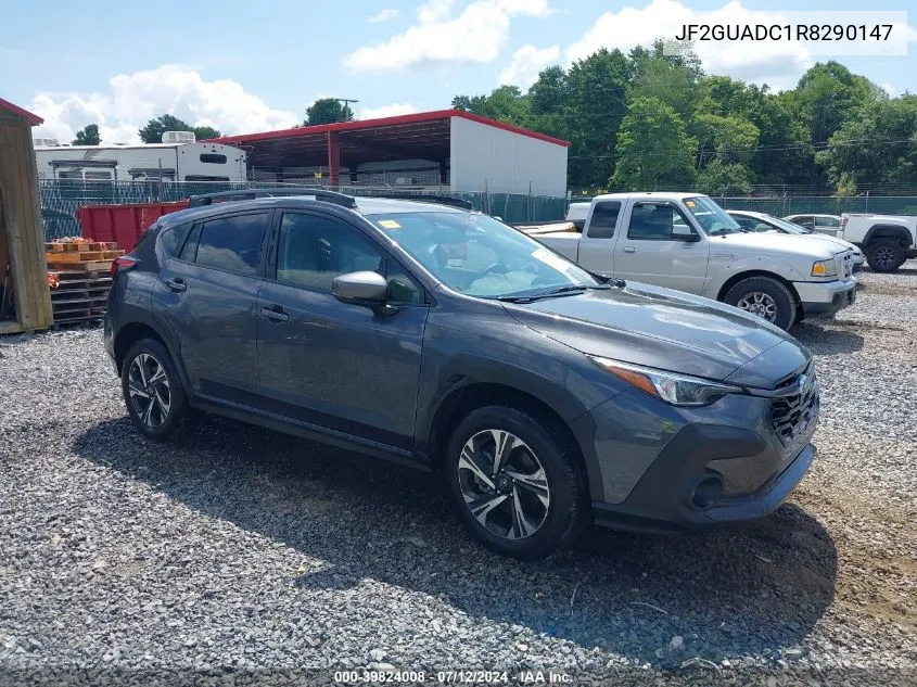 2024 Subaru Crosstrek Premium VIN: JF2GUADC1R8290147 Lot: 39824008