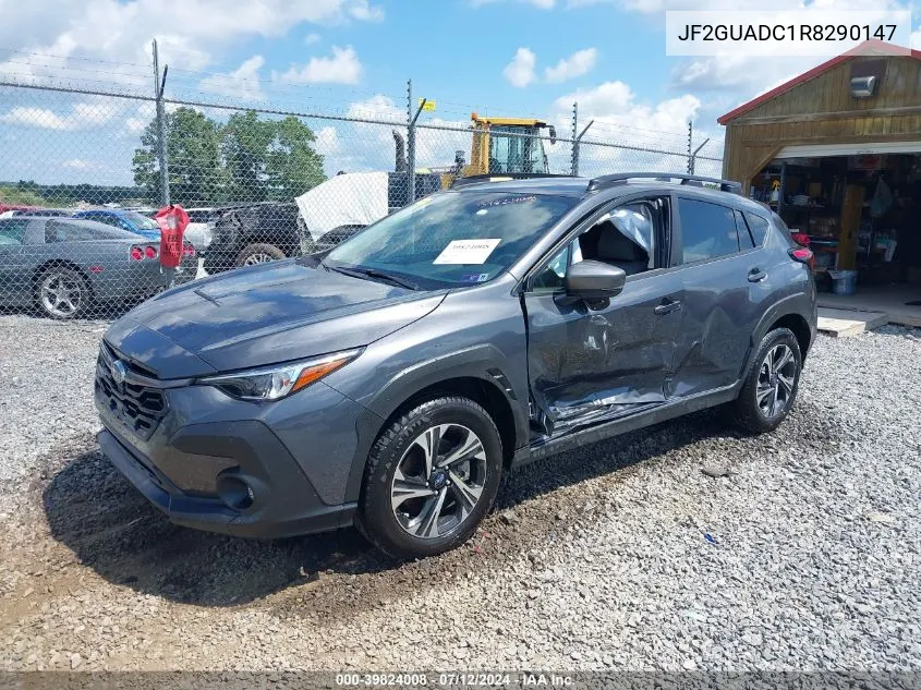 2024 Subaru Crosstrek Premium VIN: JF2GUADC1R8290147 Lot: 39824008