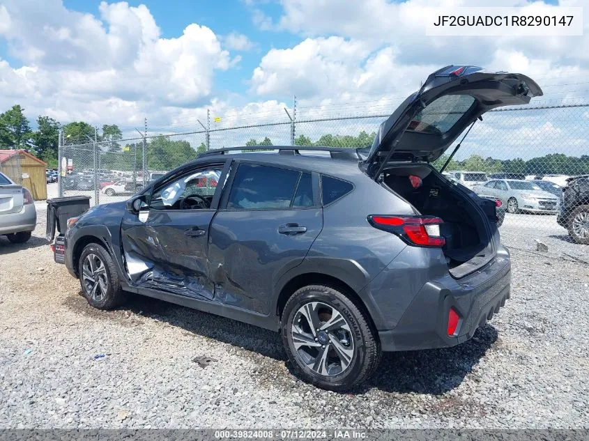 2024 Subaru Crosstrek Premium VIN: JF2GUADC1R8290147 Lot: 39824008