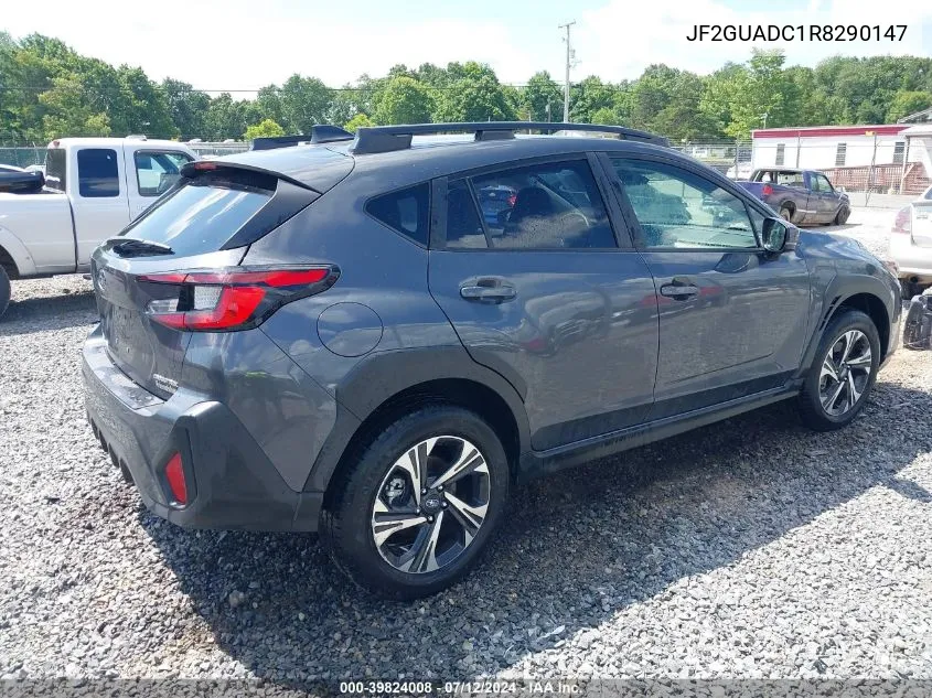 2024 Subaru Crosstrek Premium VIN: JF2GUADC1R8290147 Lot: 39824008