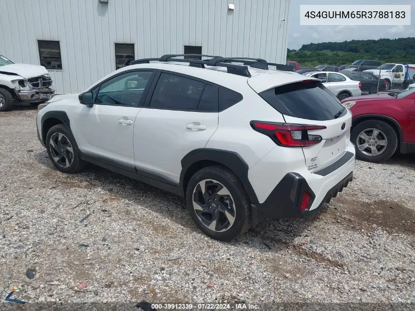 2024 Subaru Crosstrek Limited VIN: 4S4GUHM65R3788183 Lot: 39912339