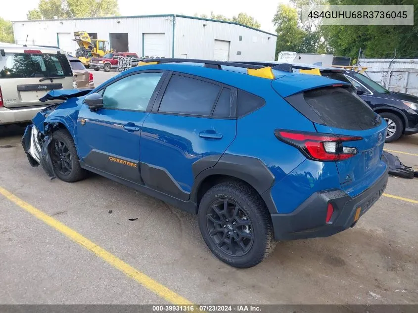 2024 Subaru Crosstrek Wilderness VIN: 4S4GUHU68R3736045 Lot: 39931316