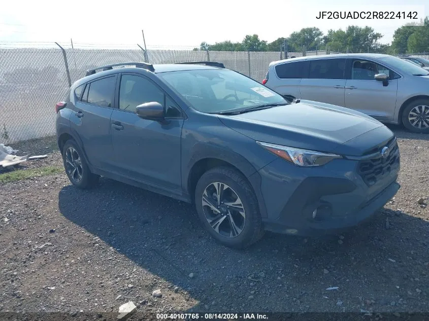 2024 Subaru Crosstrek Premium VIN: JF2GUADC2R8224142 Lot: 40107765