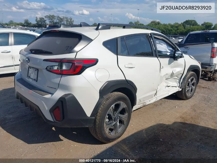 2024 Subaru Crosstrek Premium VIN: JF2GUADC6R8293920 Lot: 40121770