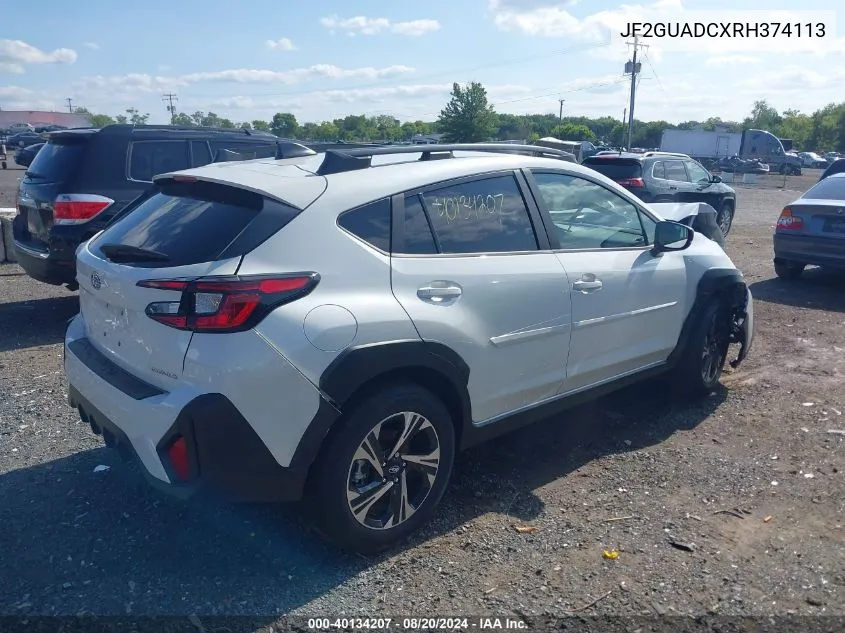 JF2GUADCXRH374113 2024 Subaru Crosstrek Premium