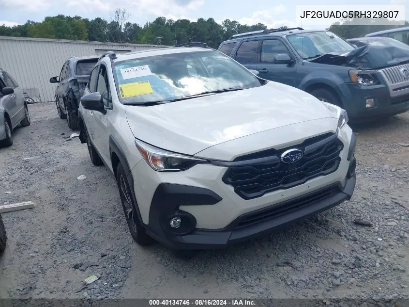 2024 Subaru Crosstrek Premium VIN: JF2GUADC5RH329807 Lot: 40134746