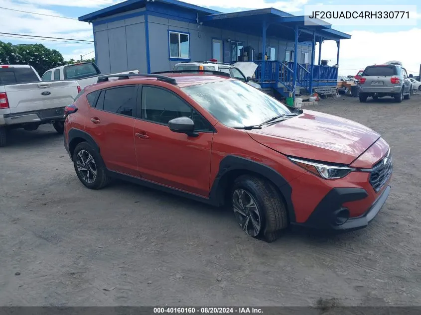 JF2GUADC4RH330771 2024 Subaru Crosstrek Premium