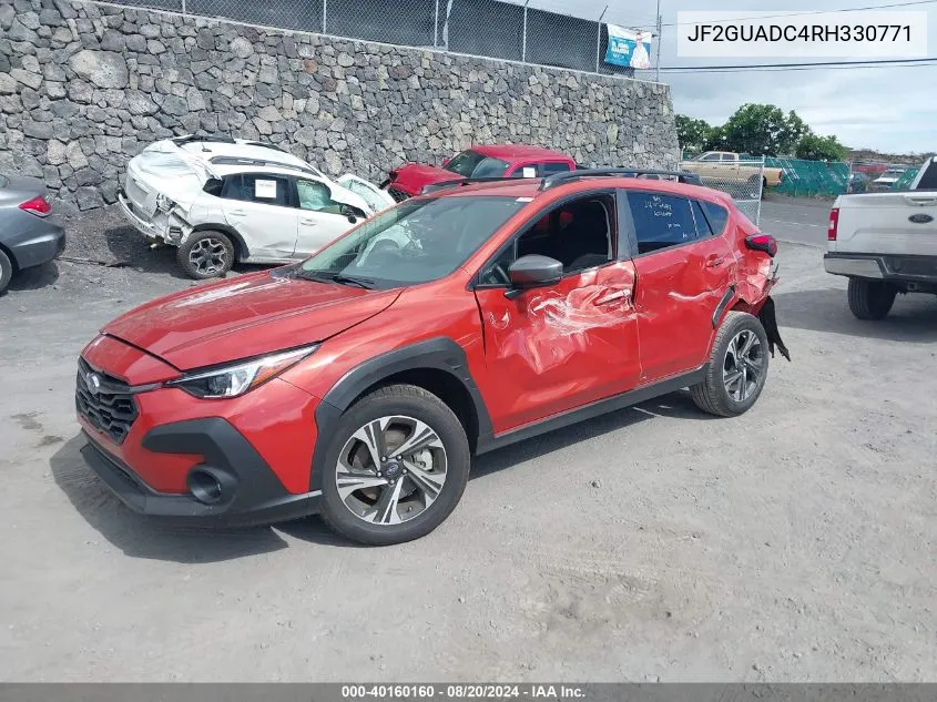 JF2GUADC4RH330771 2024 Subaru Crosstrek Premium