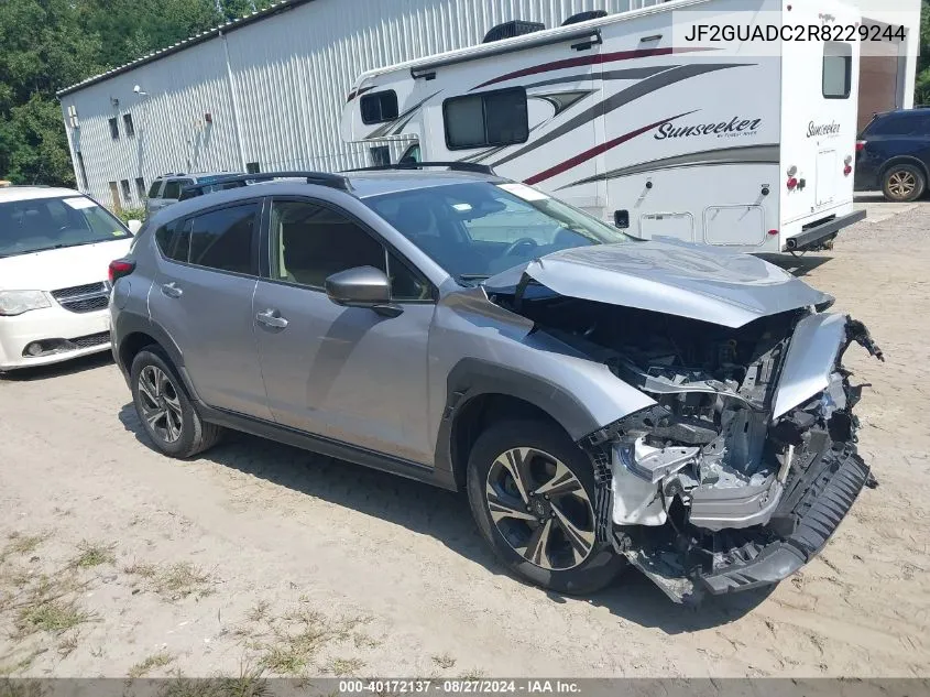 2024 Subaru Crosstrek Premium VIN: JF2GUADC2R8229244 Lot: 40172137