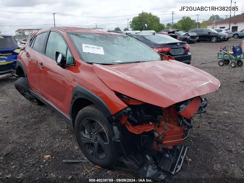 JF2GUABC1RH382085 2024 Subaru Crosstrek