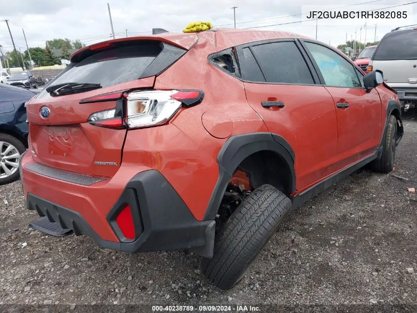 JF2GUABC1RH382085 2024 Subaru Crosstrek