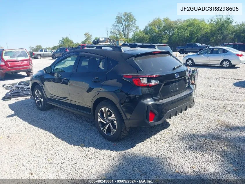 2024 Subaru Crosstrek Premium VIN: JF2GUADC3R8298606 Lot: 40245661