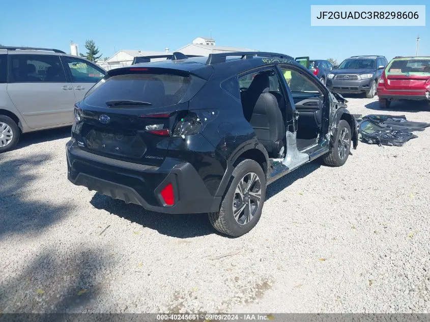 2024 Subaru Crosstrek Premium VIN: JF2GUADC3R8298606 Lot: 40245661