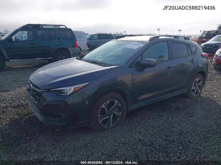 2024 Subaru Crosstrek Premium VIN: JF2GUADC5R8219436 Lot: 40304092