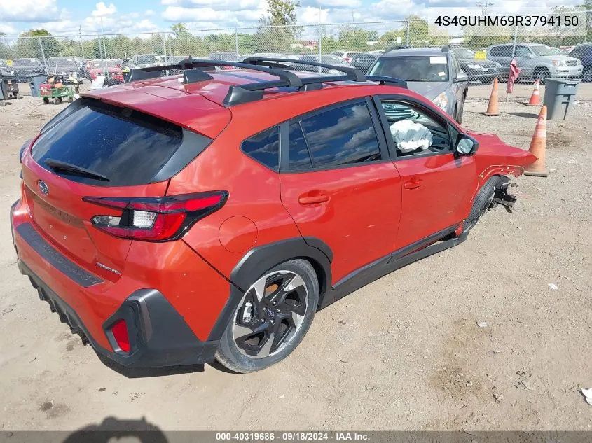 2024 Subaru Crosstrek Limited VIN: 4S4GUHM69R3794150 Lot: 40319686