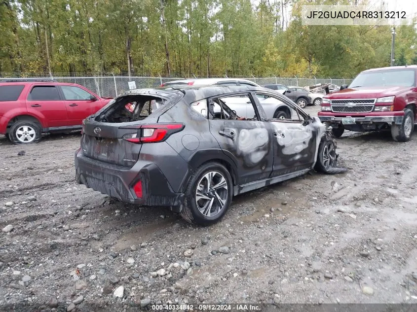 2024 Subaru Crosstrek Premium VIN: JF2GUADC4R8313212 Lot: 40334842