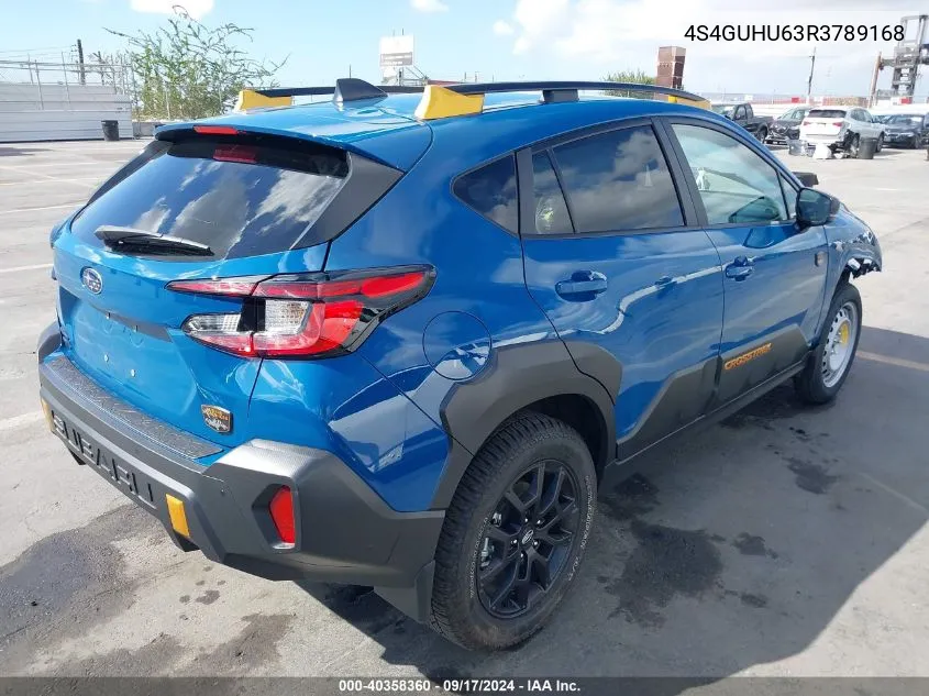 2024 Subaru Crosstrek Wilderness VIN: 4S4GUHU63R3789168 Lot: 40358360