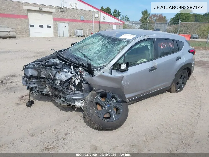 2024 Subaru Crosstrek VIN: JF2GUABC9R8287144 Lot: 40377469