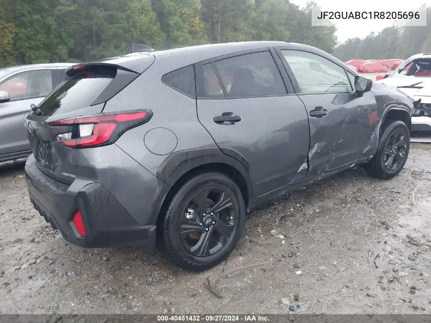 2024 Subaru Crosstrek VIN: JF2GUABC1R8205696 Lot: 40451432