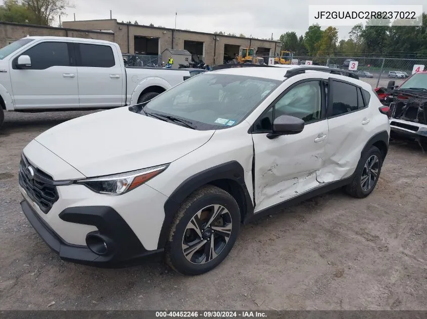 2024 Subaru Crosstrek Premium VIN: JF2GUADC2R8237022 Lot: 40452246