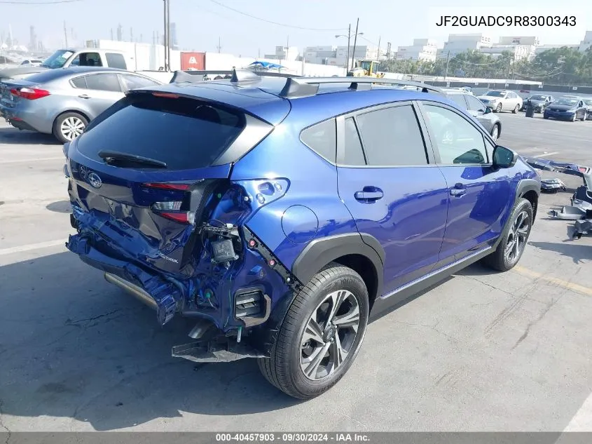 2024 Subaru Crosstrek Premium VIN: JF2GUADC9R8300343 Lot: 40457903