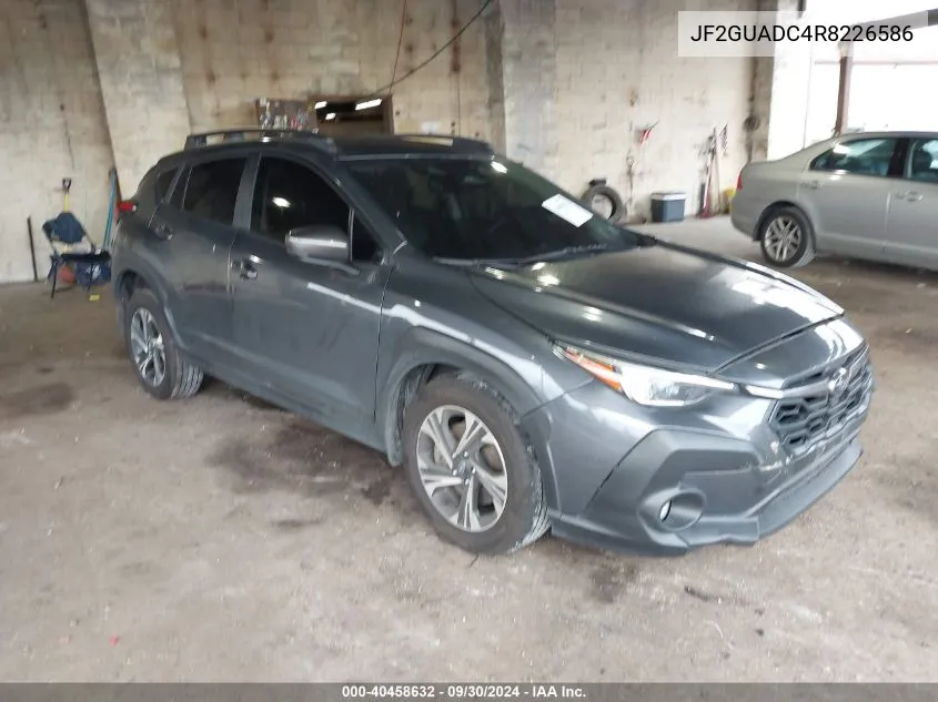 2024 Subaru Crosstrek Premium VIN: JF2GUADC4R8226586 Lot: 40458632