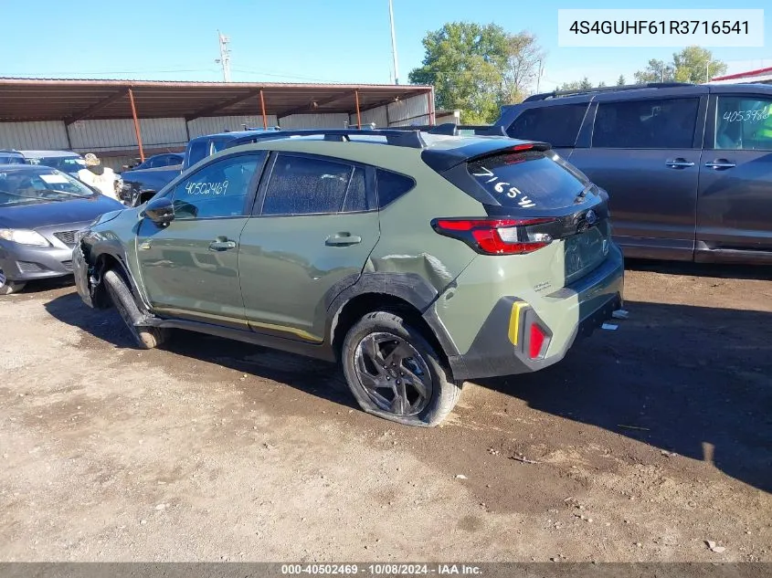 2024 Subaru Crosstrek Sport VIN: 4S4GUHF61R3716541 Lot: 40502469