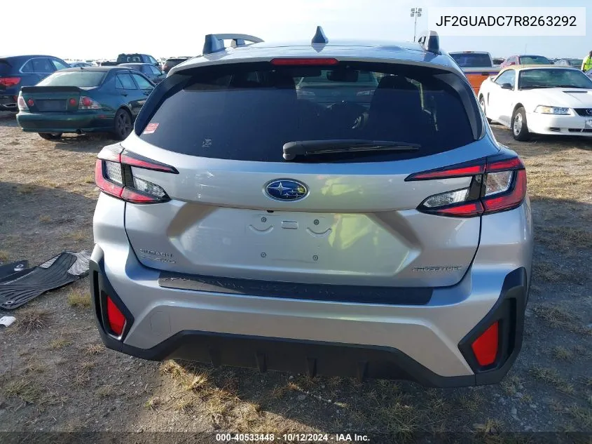 2024 Subaru Crosstrek Premium VIN: JF2GUADC7R8263292 Lot: 40533448