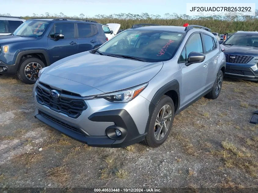 2024 Subaru Crosstrek Premium VIN: JF2GUADC7R8263292 Lot: 40533448