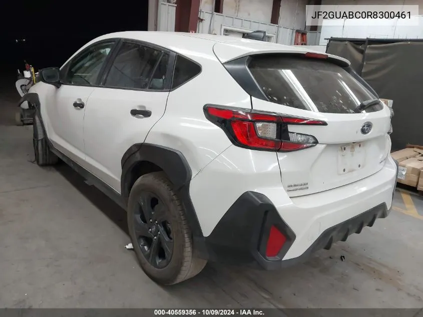 2024 Subaru Crosstrek VIN: JF2GUABC0R8300461 Lot: 40559356