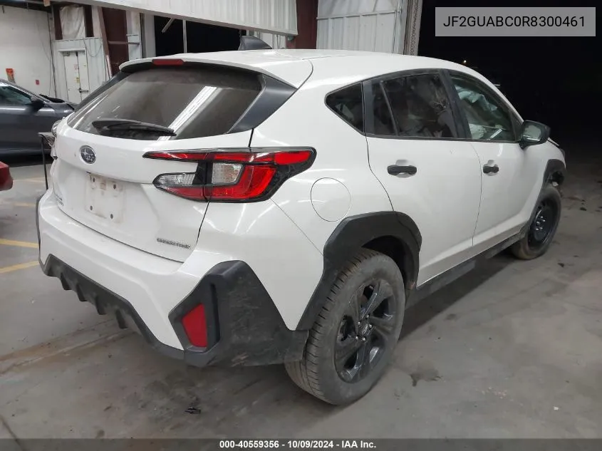 2024 Subaru Crosstrek VIN: JF2GUABC0R8300461 Lot: 40559356