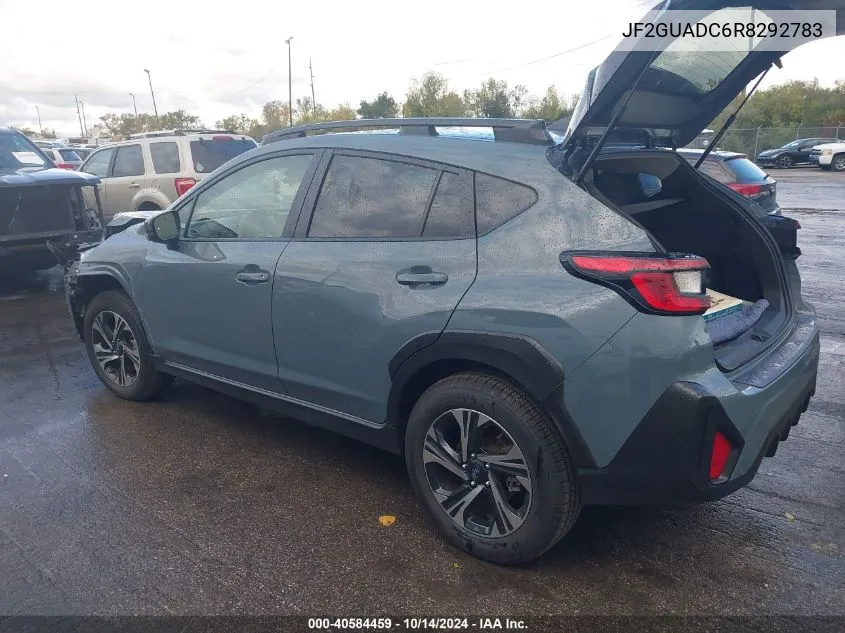 2024 Subaru Crosstrek Premium VIN: JF2GUADC6R8292783 Lot: 40584459