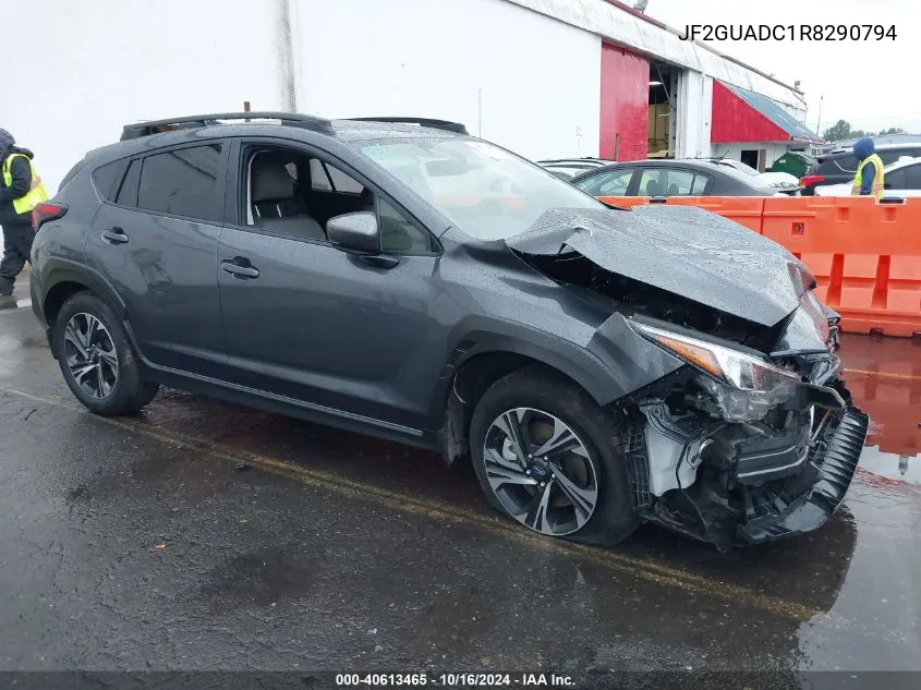 2024 Subaru Crosstrek Premium VIN: JF2GUADC1R8290794 Lot: 40613465