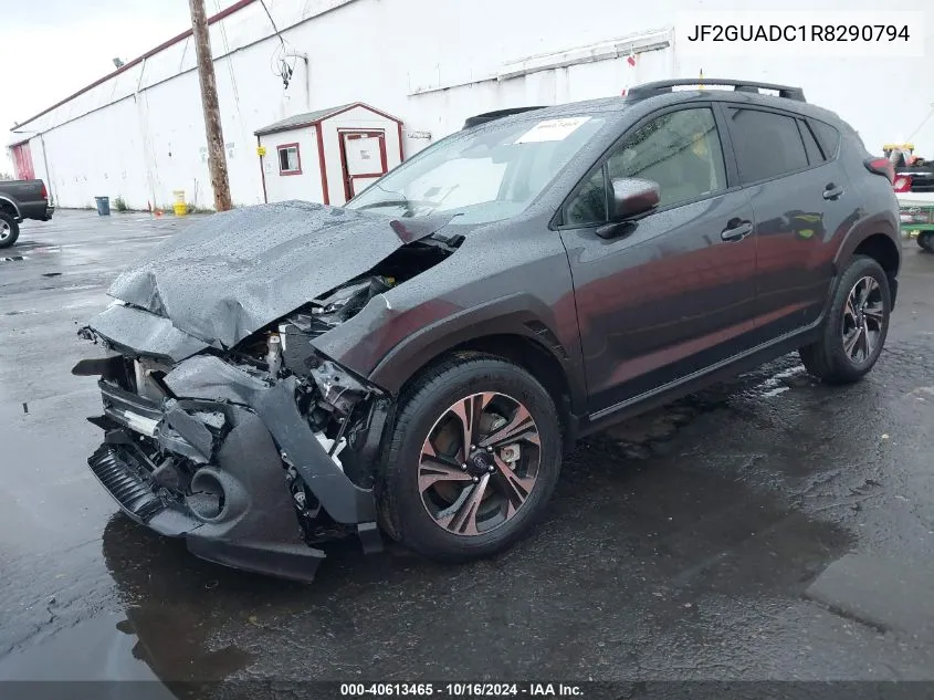 2024 Subaru Crosstrek Premium VIN: JF2GUADC1R8290794 Lot: 40613465