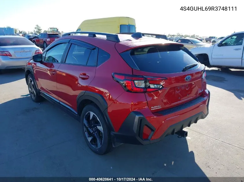 2024 Subaru Crosstrek Limited VIN: 4S4GUHL69R3748111 Lot: 40620641