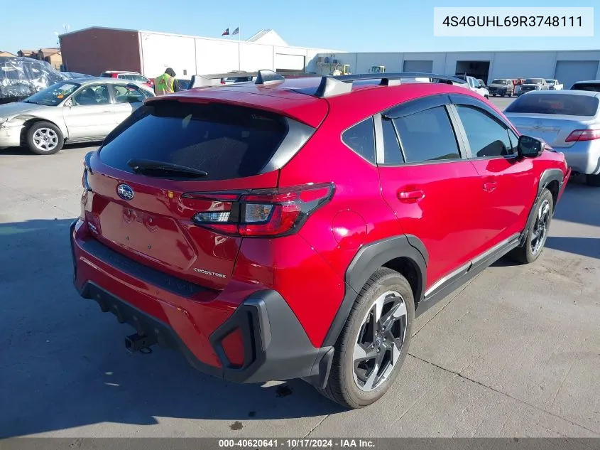 2024 Subaru Crosstrek Limited VIN: 4S4GUHL69R3748111 Lot: 40620641