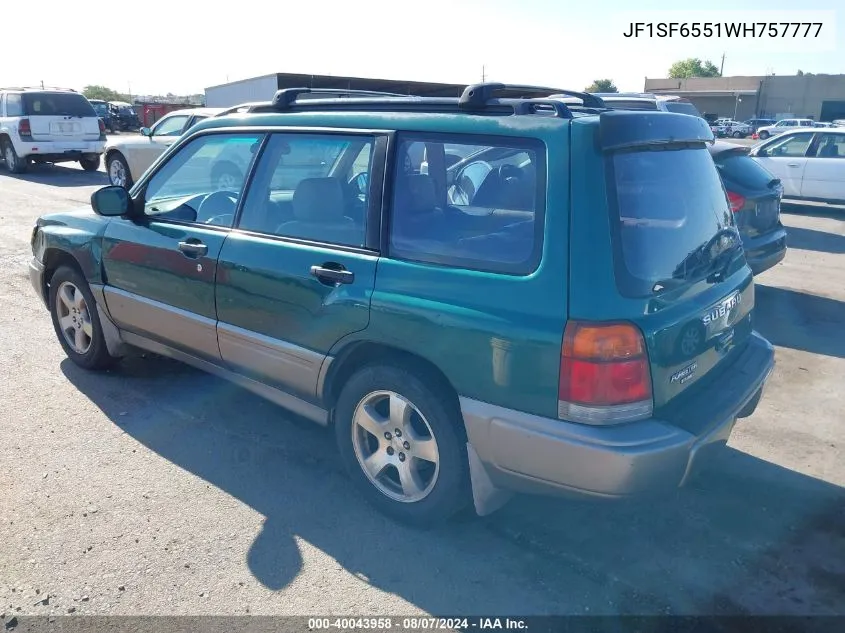 JF1SF6551WH757777 1998 Subaru Forester S