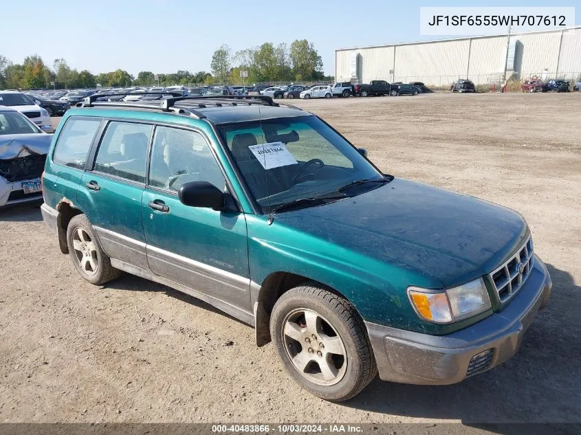 1998 Subaru Forester S VIN: JF1SF6555WH707612 Lot: 40483866