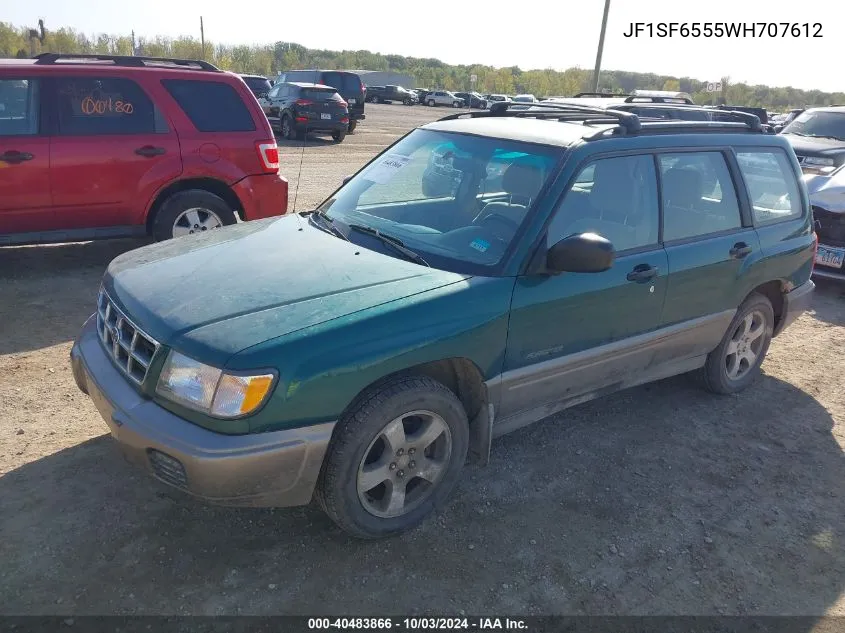 1998 Subaru Forester S VIN: JF1SF6555WH707612 Lot: 40483866