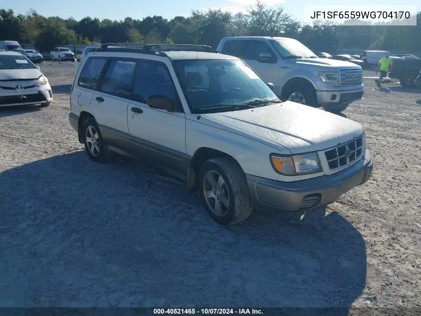 1998 Subaru Forester S VIN: JF1SF6559WG704170 Lot: 40521465