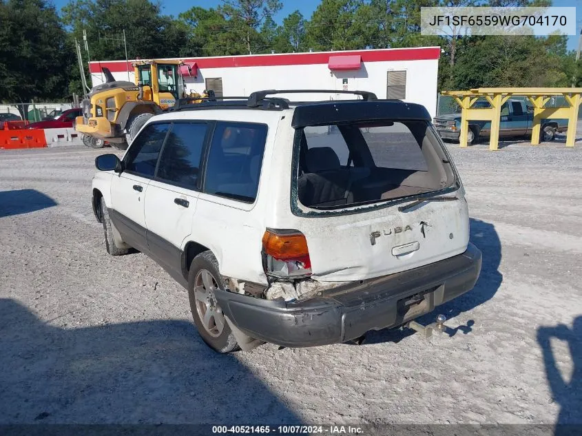 1998 Subaru Forester S VIN: JF1SF6559WG704170 Lot: 40521465