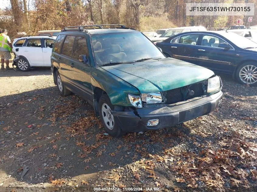 1998 Subaru Forester L VIN: JF1SF6351WH730155 Lot: 40751573