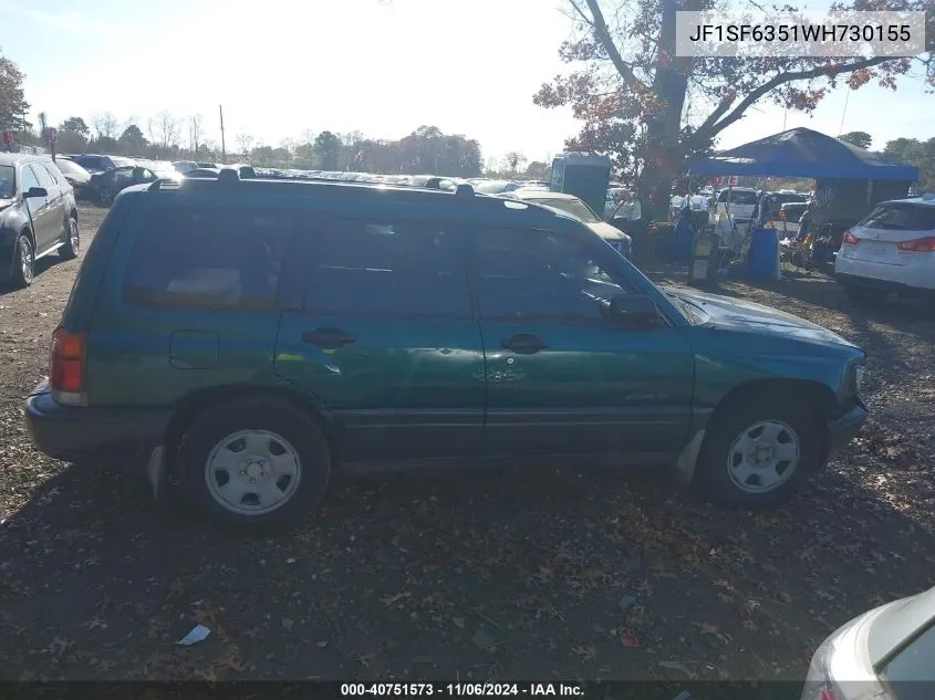 1998 Subaru Forester L VIN: JF1SF6351WH730155 Lot: 40751573