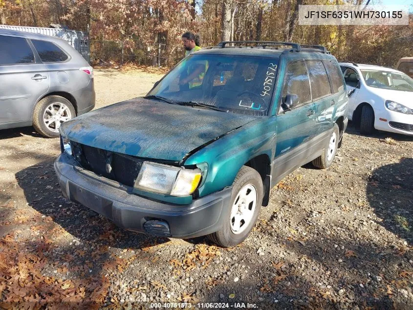 1998 Subaru Forester L VIN: JF1SF6351WH730155 Lot: 40751573